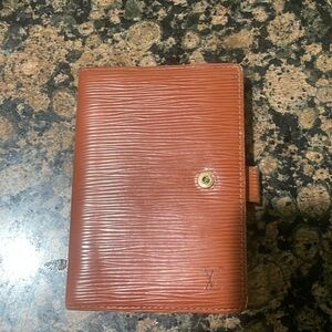 Louis Vuitton Tan Epi Agenda PM Authentic!